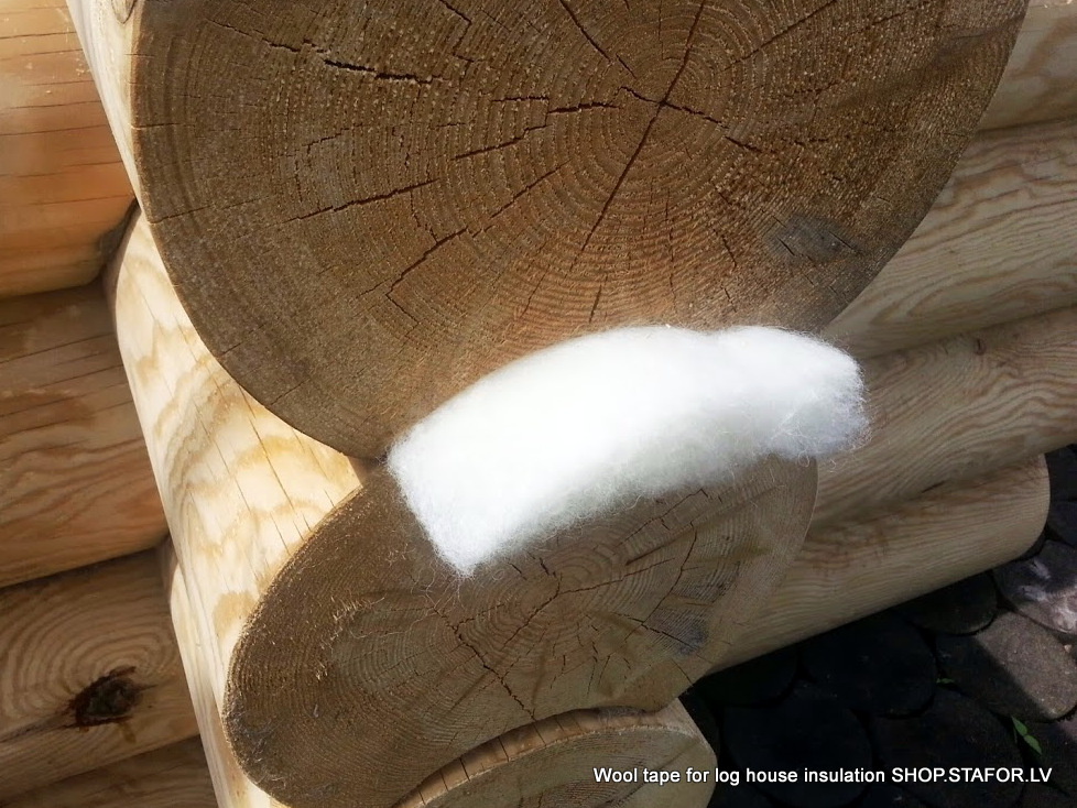 SHEEP WOOL for log home insulation, Siltināšanas materiāli